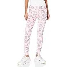 Dam - Rosa Strumpbyxor & Stay-ups cosey Printed Colorful Leggings one Size Pink Unicorns