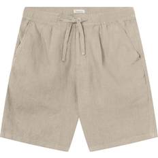 Dam - Linne Shorts Knowledge Cotton Apparel Loose Shorts, Light Feather Gray