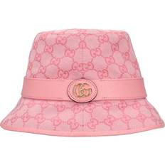 Rosa Hattar Gucci GG Canvas Bucket Hat - Pink