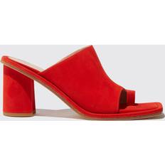 Dam - Röda Sandaletter Scarosso Gwen sandals red_suede