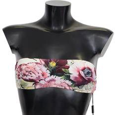 One Size Bikiniöverdelar Dolce & Gabbana Multicolor Floral Print Women Beachwear Bikini Tops IT2