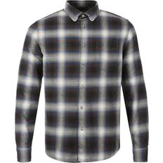 Woolrich Dragkedja Kläder Woolrich Light Flannel Check Shirt in Grey Check