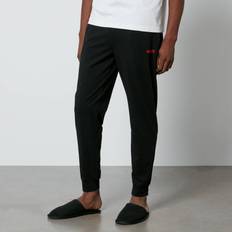 Dam - Jersey Byxor Hugo – Bodywear – Svarta mjukisbyxor med dragkedja-Svart/a