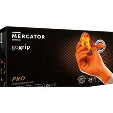 Mercator Nitrilhandske GoGrip, Orange Pack