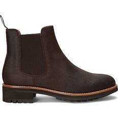 Polo Ralph Lauren Herr Kängor & Boots Polo Ralph Lauren Bryson Waxed Suede Chelsea Boot Chocolate Brown Brun