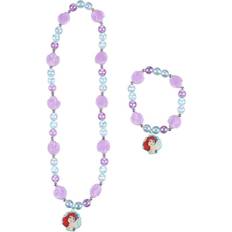 Disney Necklace and Bracelets set Princesses Purple Pieces Turquoise