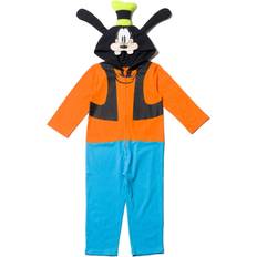 Disney Jumpsuits Barnkläder Disney Mickey Mouse Goofy Toddler Boys Zip Up Cosplay Coverall