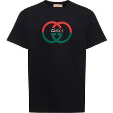 Gucci Herr - Svarta Överdelar Gucci Gg Cotton Jersey T-shirt