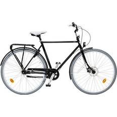 28" - 53 cm/54 cm/55 cm - Herr Standardcyklar Skeppshult Men's Bike Smile 3 Speed - Mirror Black Herrcykel