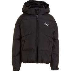 Calvin Klein Jackor Calvin Klein Girl's Puffer Jacket - Black (IG0IG02056BEH)