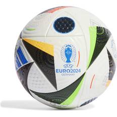 Adidas Junior Fotboll adidas EURO24 Pro Football - White/Black/Glow Blue