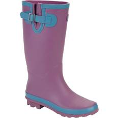 Dam Gummistövlar StormWells Rubber Wide Leg Wellington Boots Purple