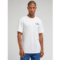 Lee Vita Kläder Lee Short T-shirts Herr Vit