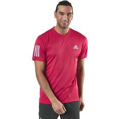 Herr - Polyester - Rosa T-shirts adidas 3-stripes Club Tee Mens