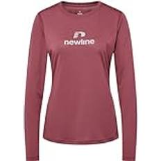 Dam - Jersey - Röda T-shirts Newline Dam Nwlbeat Ls Tee Woman Shirt