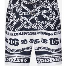 Dolce & Gabbana Badkläder Dolce & Gabbana Printed swim trunks blue