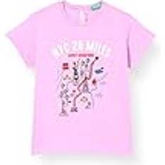 United Colors of Benetton T-shirts United Colors of Benetton T-shirt för flickor, Rosa 3c8, 74