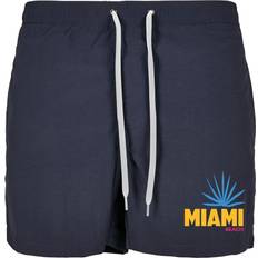 Mister Tee Herr Badbyxor Mister Tee Miami Beach Swimshorts för män, marinblå XL, simbyxor, marinblå