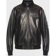 Versace Ytterkläder Versace Leather bomber jacket black