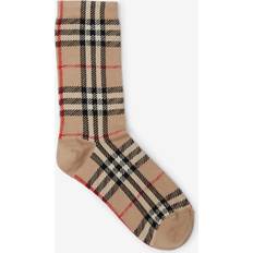 Burberry Strumpor Burberry Vintage Check Intarsia Cotton Cashmere Blend Socks