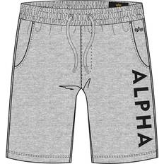 Alpha Industries Shorts Alpha Industries Herr Jersey Short Bermuda, svart, M, Grå ljung