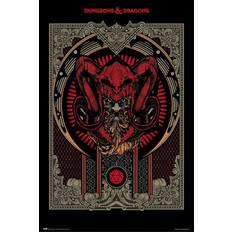 Close Up Erik Dungeons Dragons spelares handbok affisch Poster