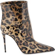 Dolce & Gabbana Ankelboots Dolce & Gabbana Glossy Leather Ankle Boots