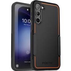 Poetic Mobilfodral Poetic Neon Case for S23 5G 6.2 inch Dual Layer Heavy Duty Drop Black