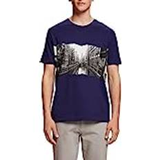 EDC by Esprit T-shirts & Linnen EDC by Esprit Herr 053CC2K314 T-shirt 405/DARK Blue, XS, 405/mörkblå