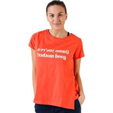 Boob Dam T-shirts & Linnen Boob Chari Mother Tee Red