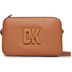 DKNY Bruna - Skinn Axelremsväskor DKNY Milano Seventh Avenue Crossbody bag light brown