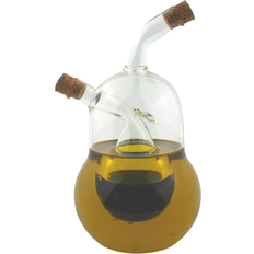 Home Set 12 Transparent Cork Borosilicate Glass Oil- & Vinegar Dispenser