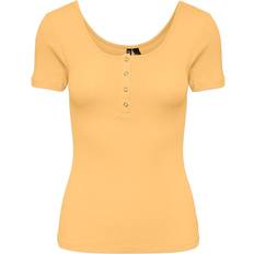Linne T-shirts Pieces Dam Pckitte Ss Top Noos Bc T-shirt, Lin