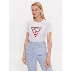 Guess Triangle Logo T-Shirt White
