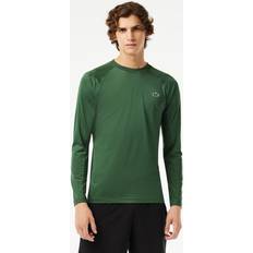 Lacoste Herr - Stretch Överdelar Lacoste Long Sleeved Stretch Jersey Sport T-shirt Green