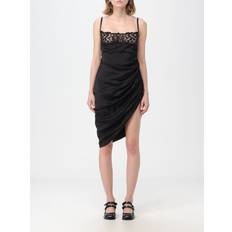 Enfärgade - Långa klänningar - Polyamid Jacquemus Dress Woman colour Black Black