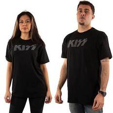 Kiss logo lizenziert t-shirt herren Schwarz