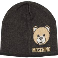 Moschino Dam Accessoarer Moschino Women Teddy Bear Beanie Black