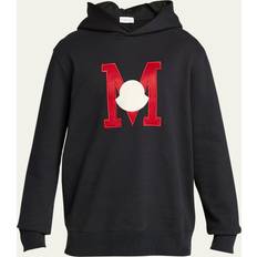 Moncler L - Polyester Överdelar Moncler Men's Monogram Hoodie Sweater NAVY