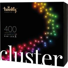 Fjärrkontroll Ljusslingor & Ljuslister Twinkly Cluster Black/RGB Ljusslinga 400 Lampor