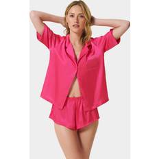 Bluebella Pyjamas Fuchsia Pink Alma Luxury Satin Short Pyjama Set Nattkläder