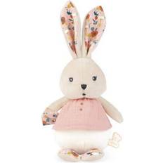 Kaloo K'Doux Coquelicot Little Rabbit Puppet Pale Pink Swaddling Fabric Soft toy 20cm K969953