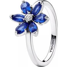 Pandora Dam - Silver Ringar Pandora Klusterring med glittrande blomma
