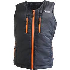 3XL - Unisex Ytterkläder Genzo Arctic Heating Vest - Black