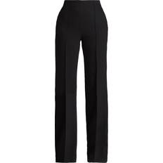 Chloé Dam Byxor Chloé High-rise wool-blend pants black