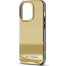 IDeal of Sweden Metaller Mobilfodral iDeal of Sweden Mirror Mobilskal iPhone 14PR Mirror Gold