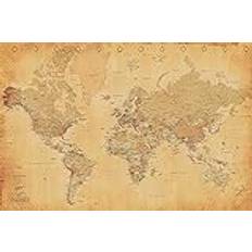Pyramid 36C World Map Vintage Style 61X91,5 Poster