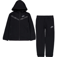 Övriga sets Barnkläder Nike Kid's Sportswear Tech Fleece Jacket & Pants Set - Black (86H052-023)