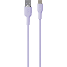 Puro USB-A Till USB-C Kabel Icon Soft lavender