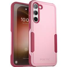 Poetic Mobilfodral Poetic Neon Case for S23 Plus 5G 6.7 inch Dual Layer Heavy Duty Drop Light Pink